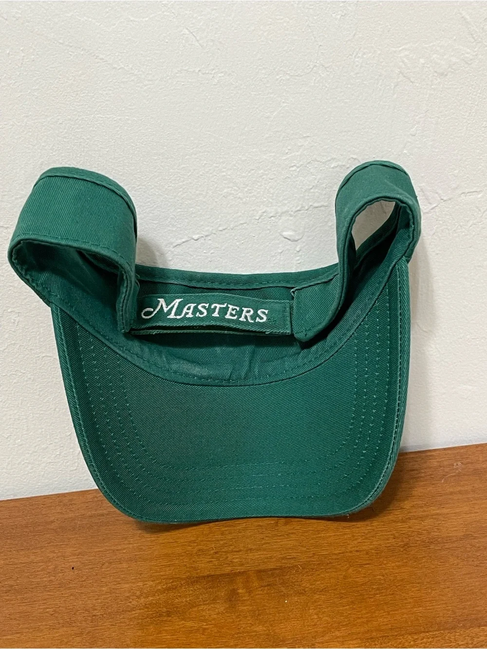 American Needle Masters Green Low Riser Visor Ionic Embroidered Yellow Map Flag